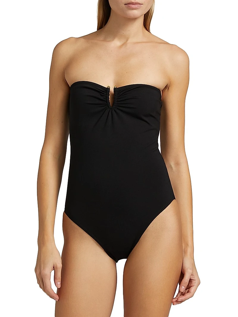Semi-Sweetheart One-Piece Swimsuit
