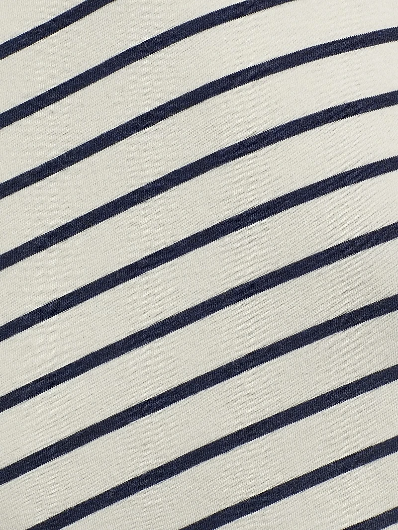 Lana Striped Cotton Crewneck T-Shirt