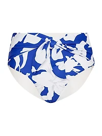 Lily Floral High-Waisted Bikini Bottom