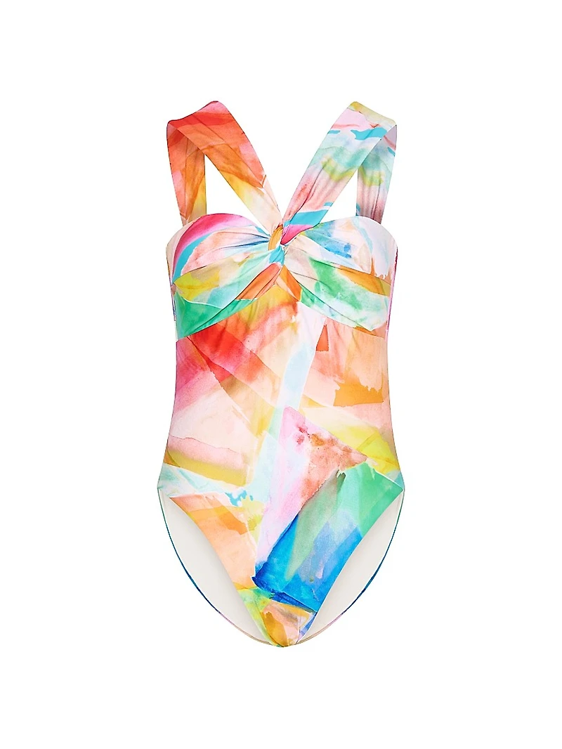 Betsy Abstract One-Piece Swimsuit