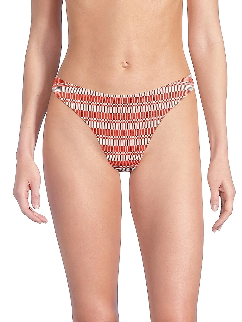 Margot Striped Bikini Bottom