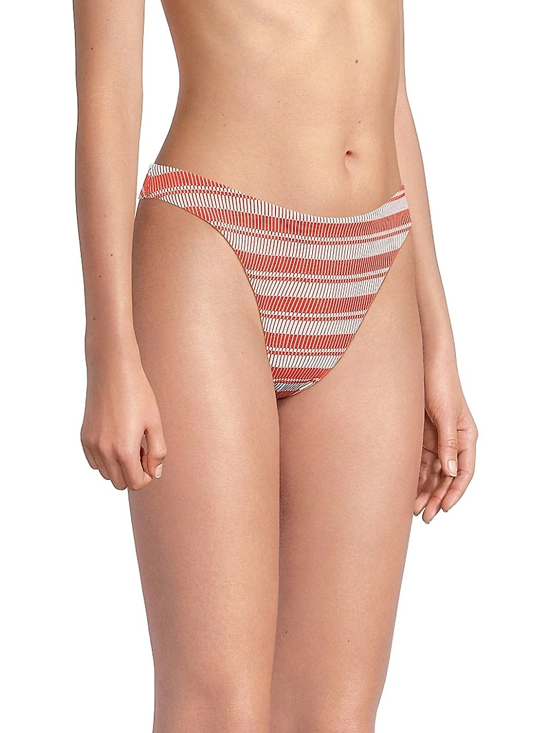 Margot Striped Bikini Bottom