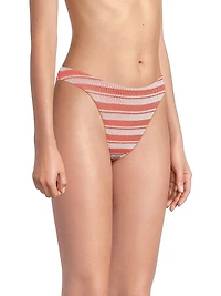 Margot Striped Bikini Bottom