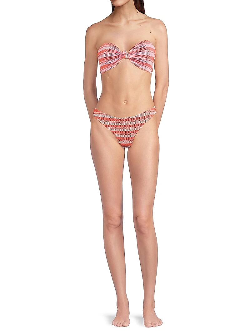 Margot Striped Bikini Bottom