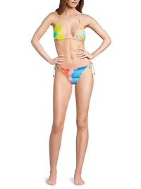 Watercolor Paint Stroke Bikini Top