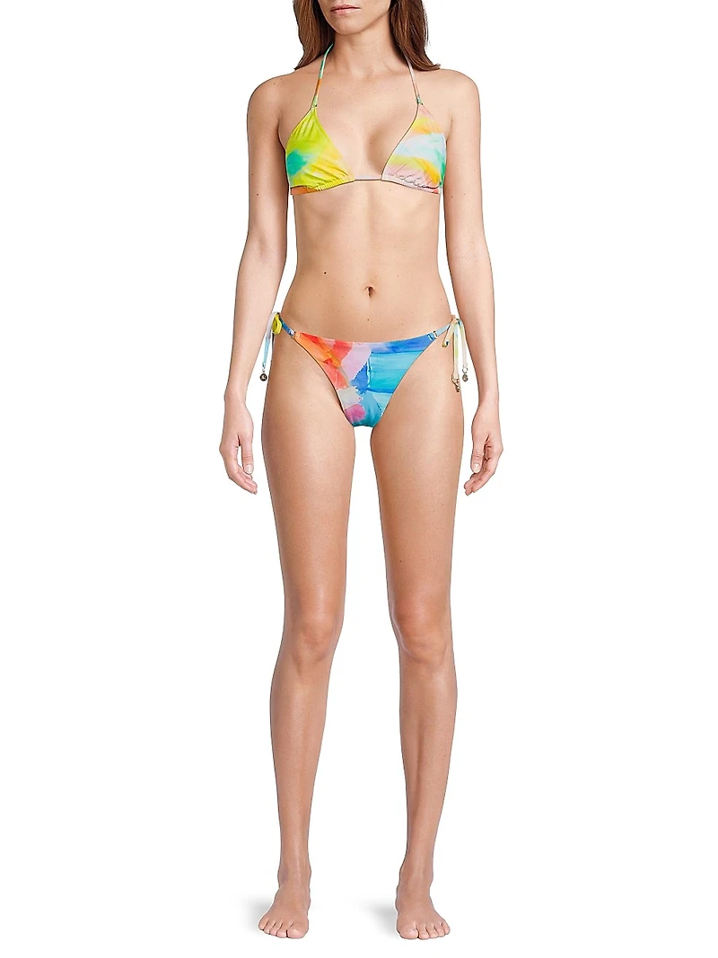 Watercolor Paint Stroke Bikini Bottom