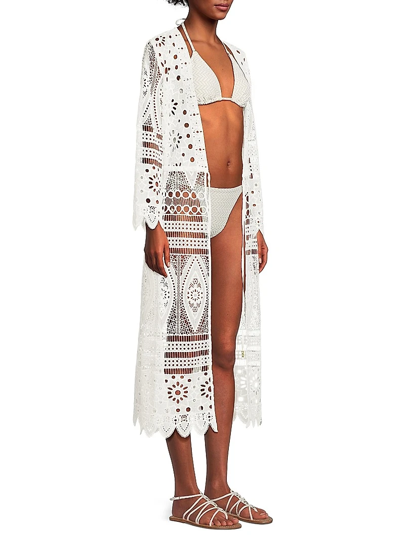 Tiered Lace Coverup