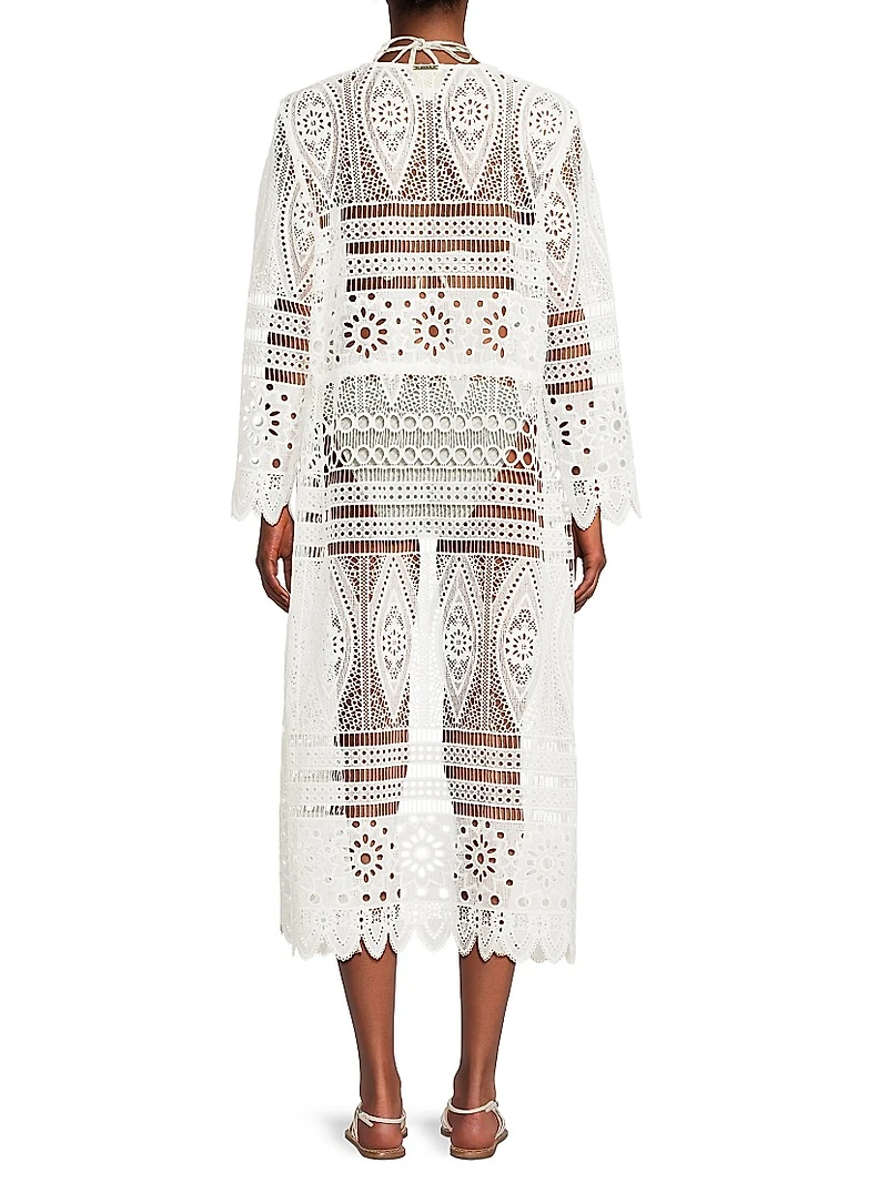 Tiered Lace Coverup