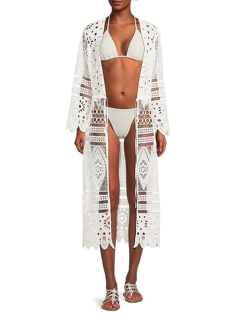 Tiered Lace Coverup