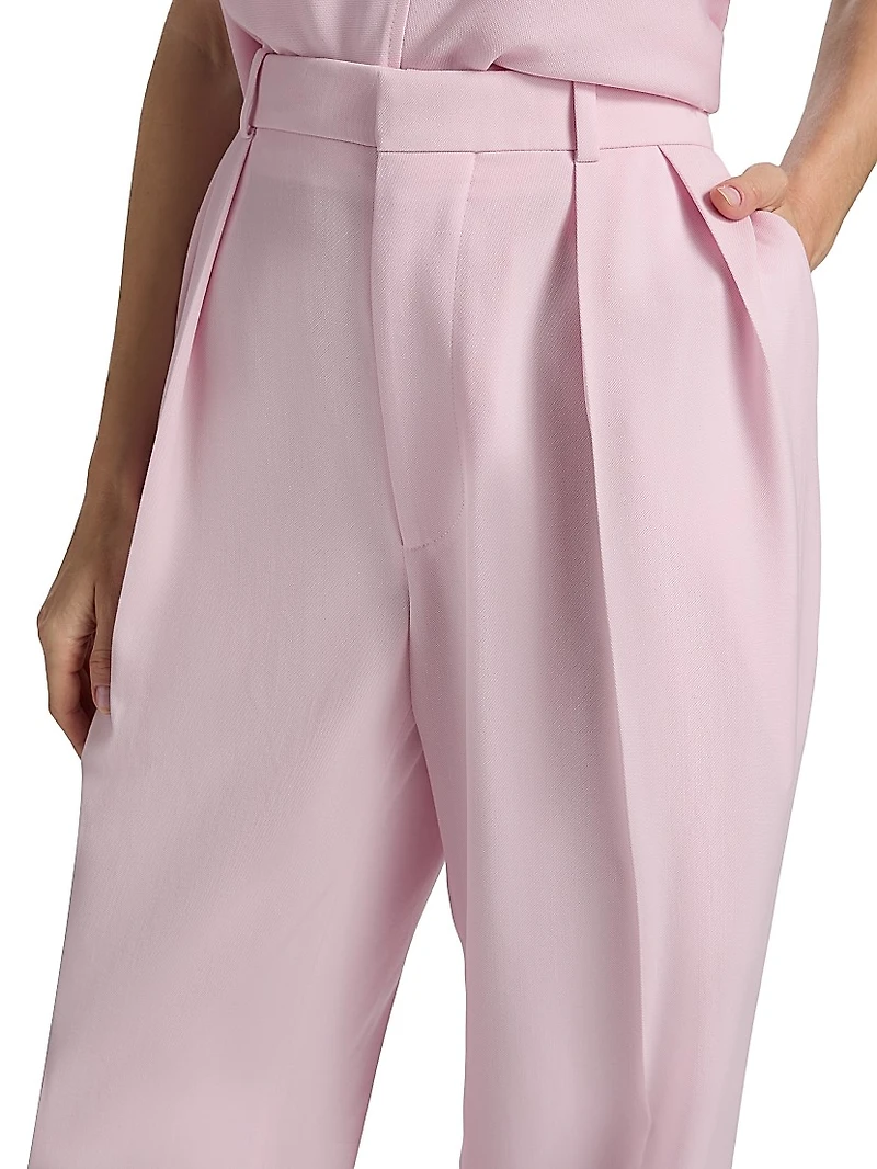 Tapered Low-Rise Trousers
