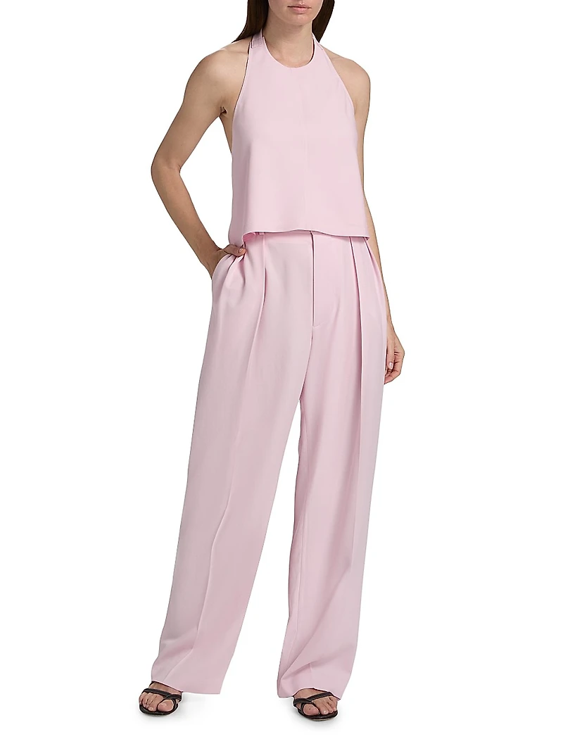 Tapered Low-Rise Trousers
