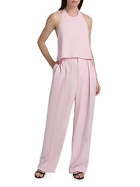 Tapered Low-Rise Trousers
