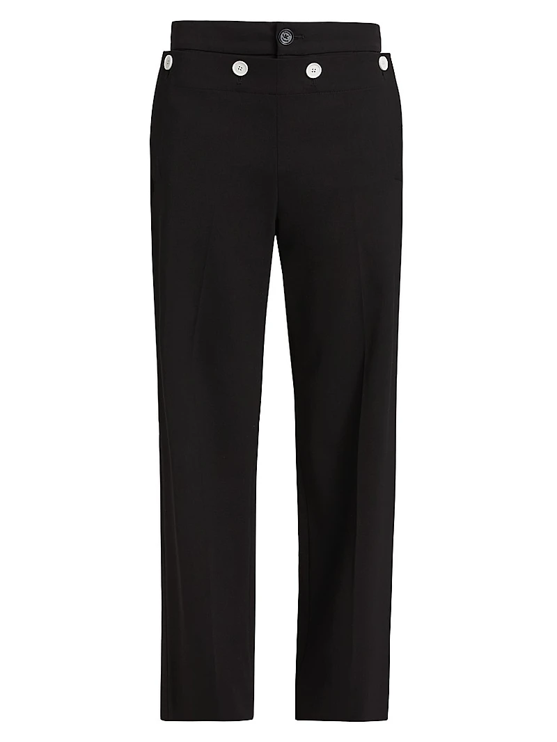 Oliver Wool Gabardine Pants