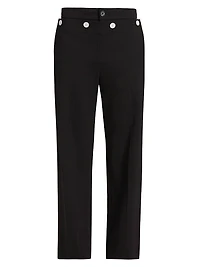 Oliver Wool Gabardine Pants