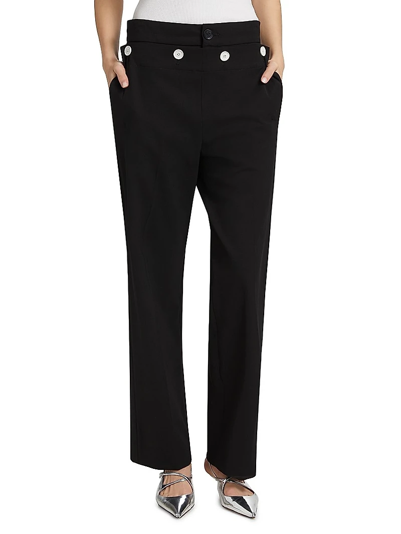 Oliver Wool Gabardine Pants