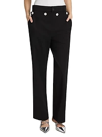 Oliver Wool Gabardine Pants