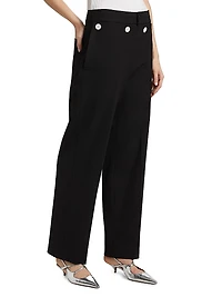 Oliver Wool Gabardine Pants