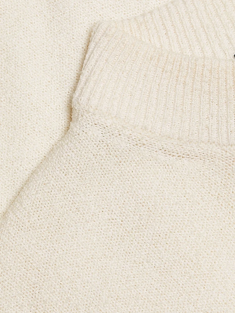 Luca Silk-Blend Tie-Waist Sweater Maxi Dress