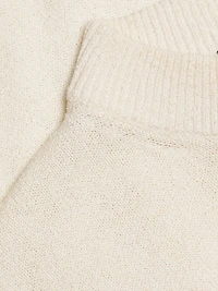 Luca Silk-Blend Tie-Waist Sweater Maxi Dress