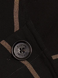 Sutton Striped Asymmetric Boatneck Top