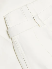 Jules Belted Linen-Blend Flared Pants