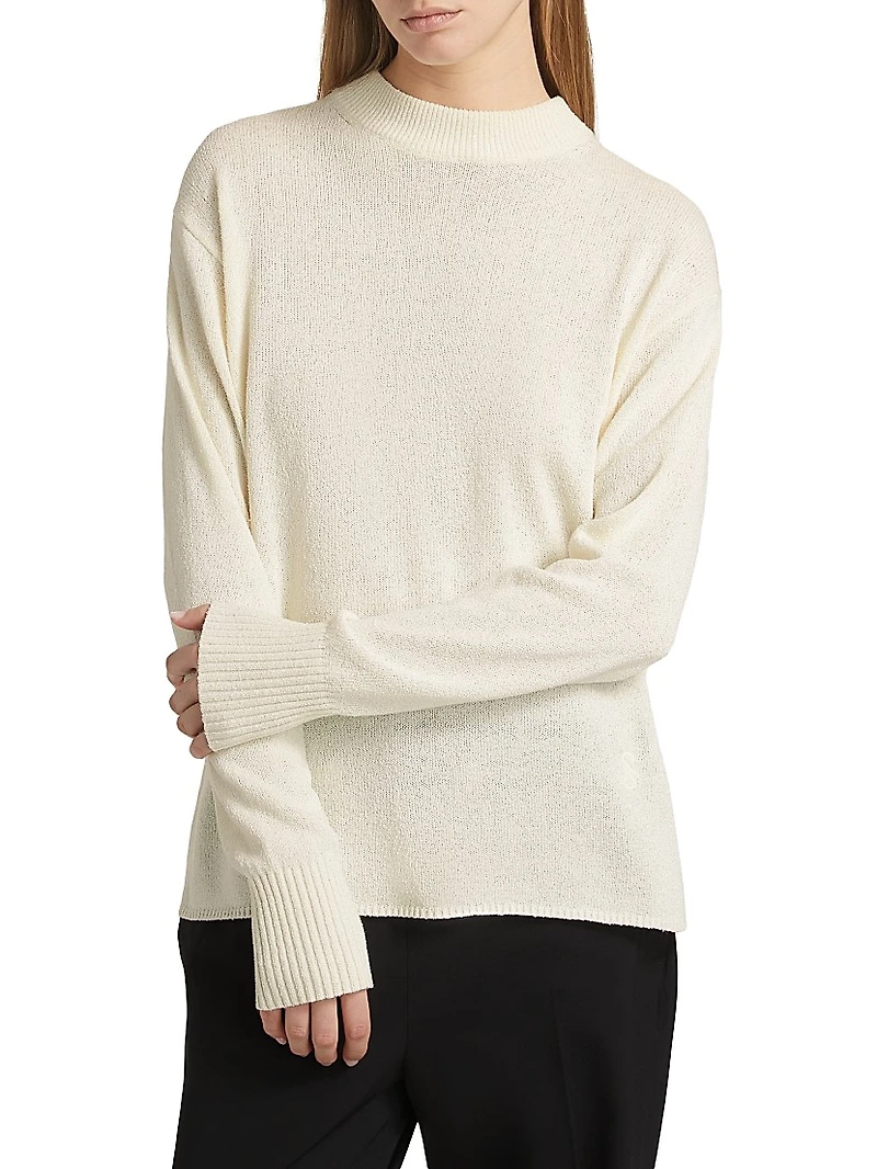 Corri Silk-Blend Crewneck Sweater