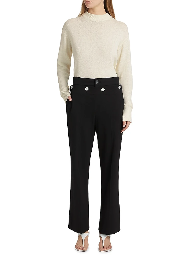 Corri Silk-Blend Crewneck Sweater