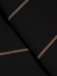 Rae Striped A-Line Asymmetric Miniskirt