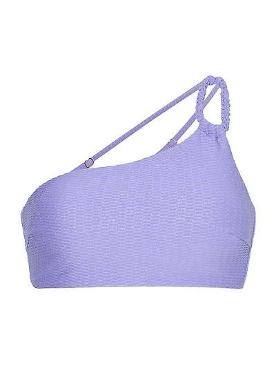One-Shoulder Bandeau Bikini Top