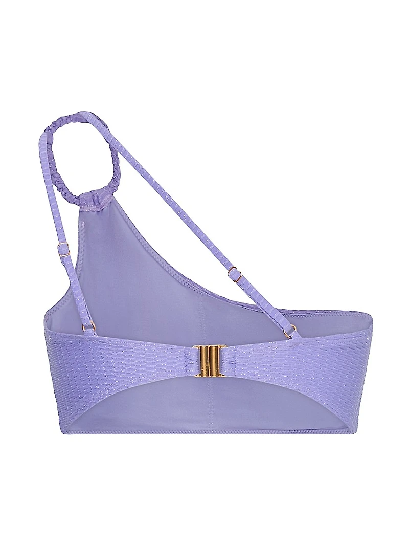 One-Shoulder Bandeau Bikini Top