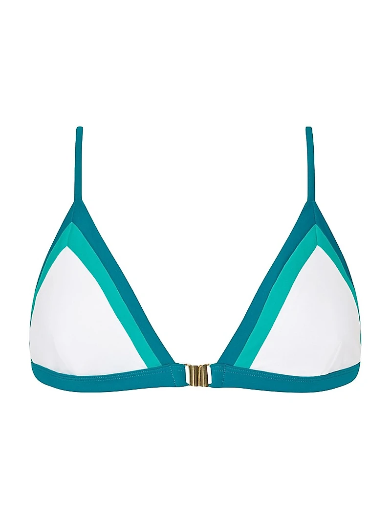 Amalfi Colorblocked Bikini Top