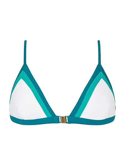 Amalfi Colorblocked Bikini Top