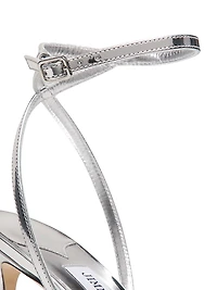 100MM Metallic Leather Sandals