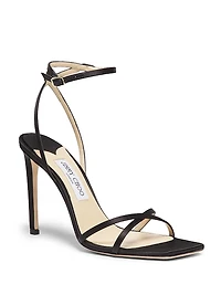 Metz 100MM Satin Stiletto Sandals