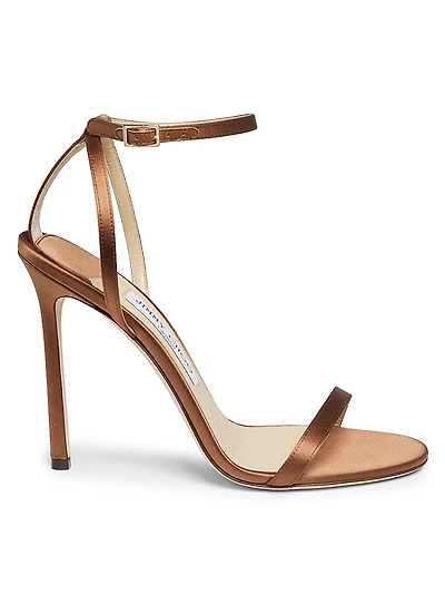 Minny 110MM Satin Stiletto Sandals