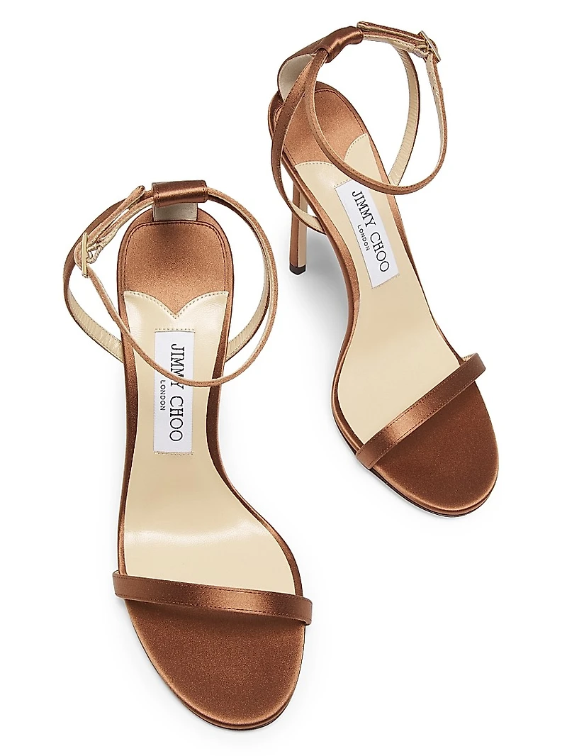 Minny 110MM Satin Stiletto Sandals