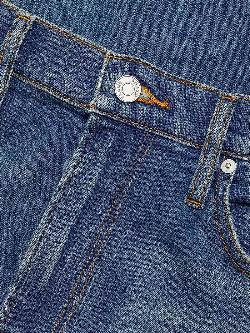Modern Straight-Leg Washed Jeans