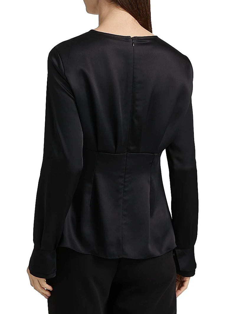 Lauren Twist V-Neck Blouse