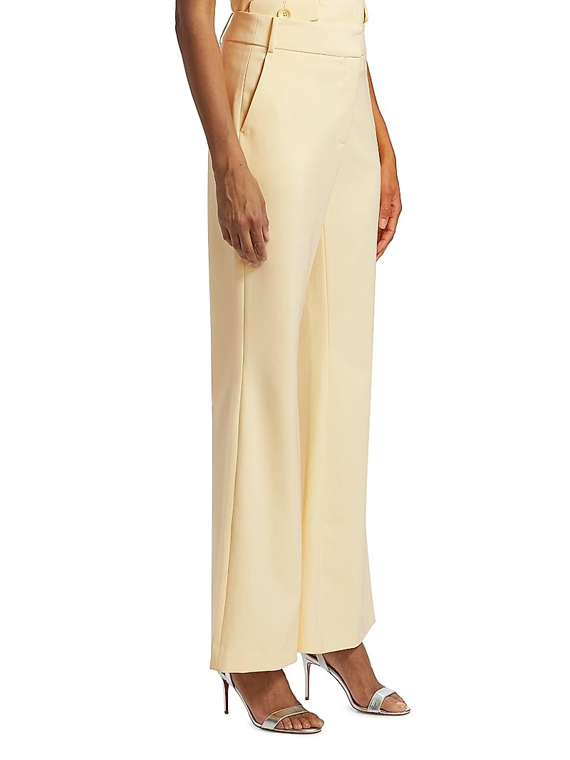 Gaia Stretch High-Rise Flared Pants