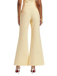 Gaia Stretch High-Rise Flared Pants