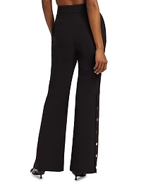 Gracie Button-Detail Pants