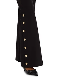 Gracie Button-Detail Pants