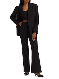 Gracie Button-Detail Pants