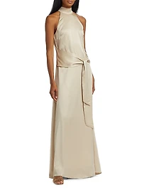 Jocelyn Tie-Front Maxi Dress
