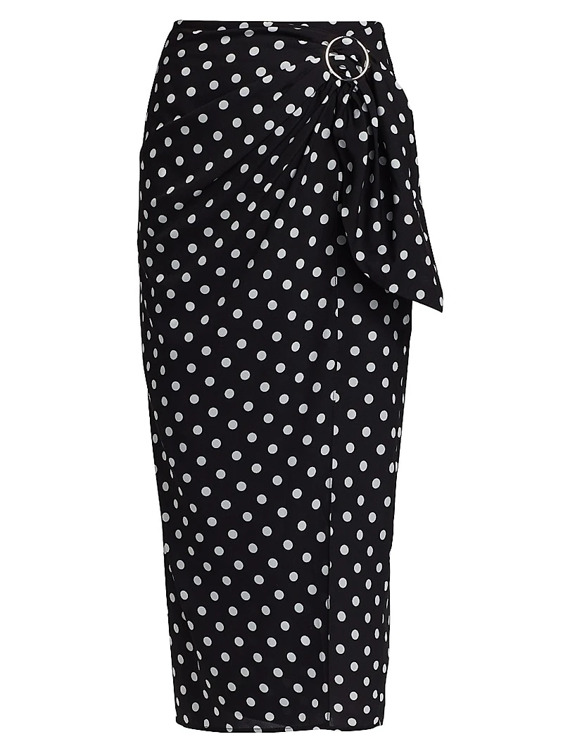 Madison Polka Dot Sarong Skirt