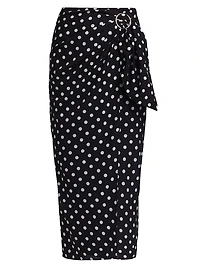 Madison Polka Dot Sarong Skirt