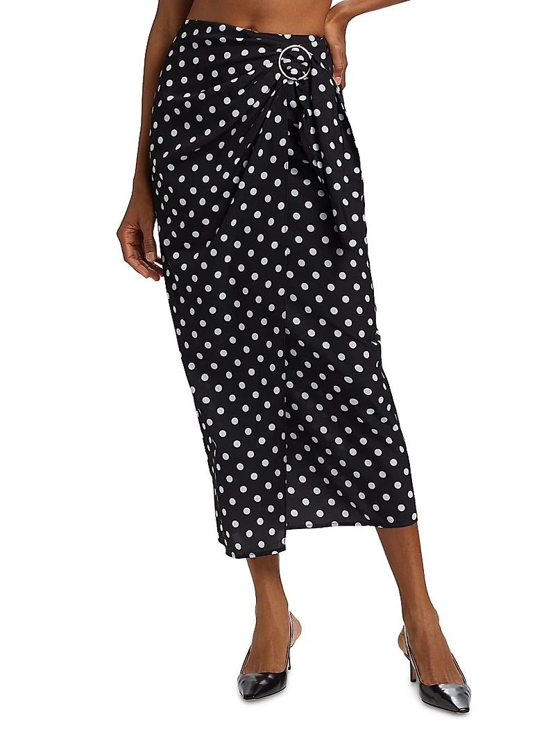 Madison Polka Dot Sarong Skirt