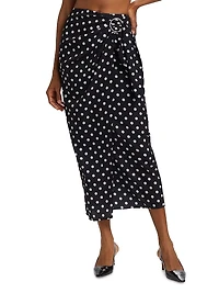 Madison Polka Dot Sarong Skirt