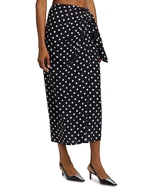 Madison Polka Dot Sarong Skirt