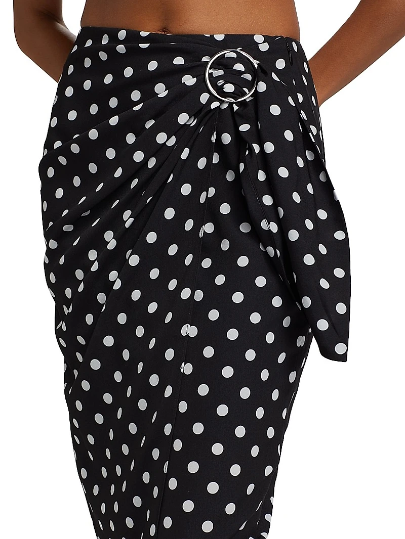 Madison Polka Dot Sarong Skirt